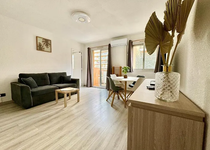 Apartament Mediterranee, 2 Pieces Tres Calme, Clime, Centre